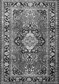 Medallion Gray Traditional Rug, tr1216gry