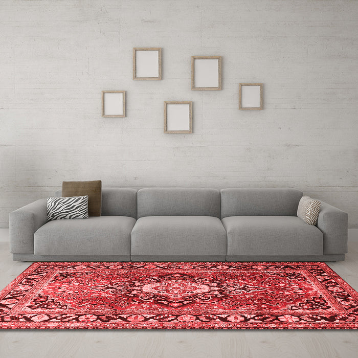 Traditional Red Washable Rugs
