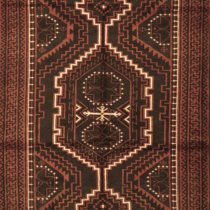 Persian Brown Traditional Rug, tr1217brn