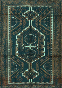 Persian Turquoise Traditional Rug, tr1217turq