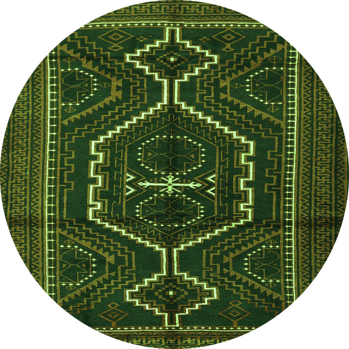 Machine Washable Persian Green Traditional Area Rugs, wshtr1217grn
