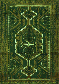 Persian Green Traditional Rug, tr1217grn