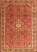 Persian Orange Traditional Rug, tr1218org