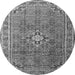 Machine Washable Persian Gray Traditional Rug, wshtr1218gry