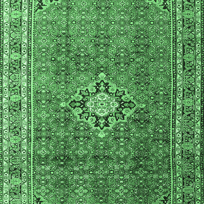 Persian Emerald Green Traditional Rug, tr1218emgrn