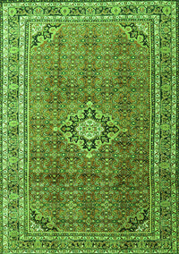 Persian Green Traditional Rug, tr1218grn