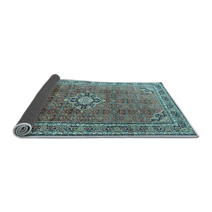 Sideview of Persian Light Blue Traditional Rug, tr1218lblu