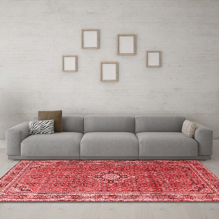 Traditional Red Washable Rugs