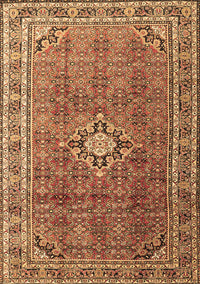 Persian Brown Traditional Rug, tr1218brn