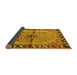 Sideview of Persian Yellow Traditional Rug, tr1219yw
