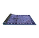 Sideview of Persian Blue Traditional Rug, tr1219blu