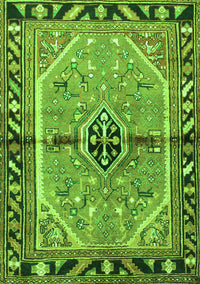Persian Green Traditional Rug, tr1219grn