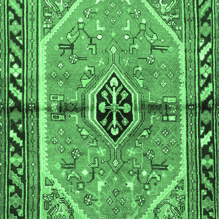 Persian Emerald Green Traditional Rug, tr1219emgrn