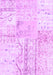 Machine Washable Patchwork Purple Transitional Area Rugs, wshtr121pur