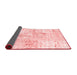 Patchwork Red Transitional Area Rugs