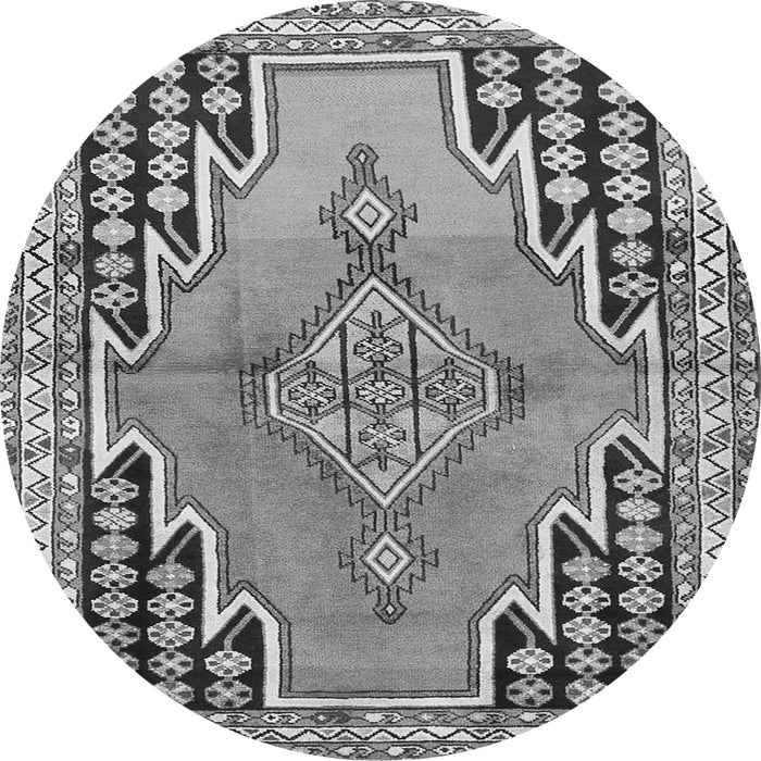 Square Persian Gray Traditional Rug, tr1220gry