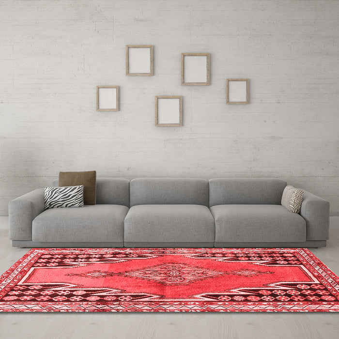 Traditional Red Washable Rugs