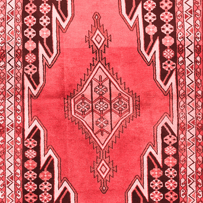 Machine Washable Persian Red Traditional Rug, wshtr1220red