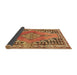 Sideview of Persian Brown Traditional Rug, tr1220brn