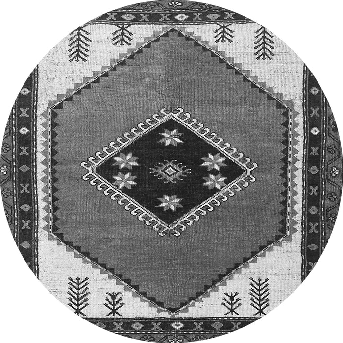 Square Persian Gray Traditional Rug, tr1221gry