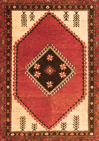Persian Orange Traditional Rug, tr1221org
