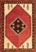 Persian Orange Traditional Rug, tr1221org