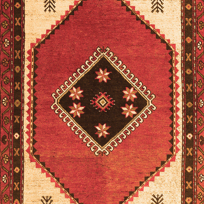 Persian Orange Traditional Rug, tr1221org