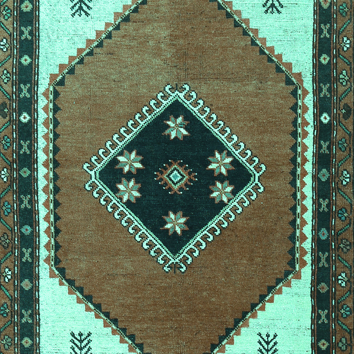 Persian Turquoise Traditional Rug, tr1221turq