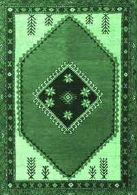 Persian Emerald Green Traditional Rug, tr1221emgrn