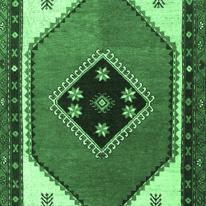 Persian Emerald Green Traditional Rug, tr1221emgrn