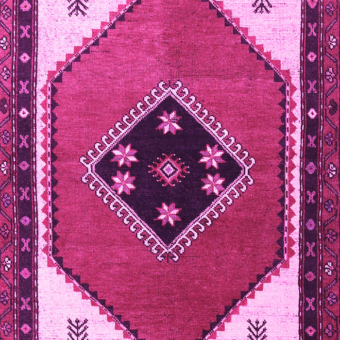 Machine Washable Persian Pink Traditional Rug, wshtr1221pnk