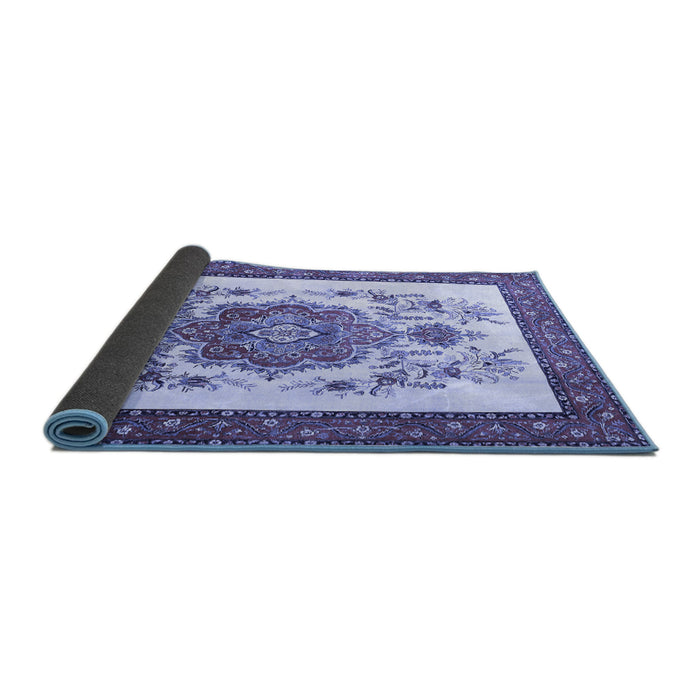 Sideview of Persian Blue Traditional Rug, tr1222blu