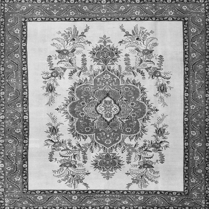 Serging Thickness of Persian Gray Traditional Rug, tr1222gry