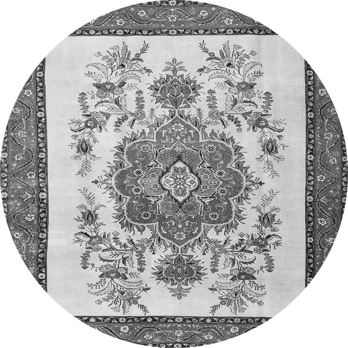 Square Persian Gray Traditional Rug, tr1222gry