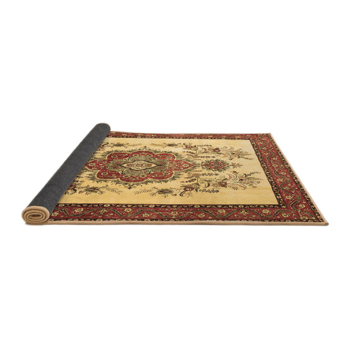Sideview of Persian Brown Traditional Rug, tr1222brn