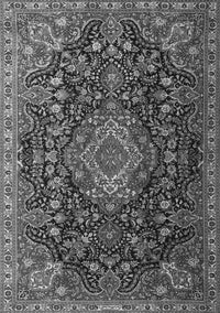 Medallion Gray Traditional Rug, tr1223gry