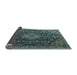 Sideview of Medallion Light Blue Traditional Rug, tr1223lblu