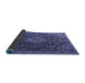 Sideview of Medallion Blue Traditional Rug, tr1223blu