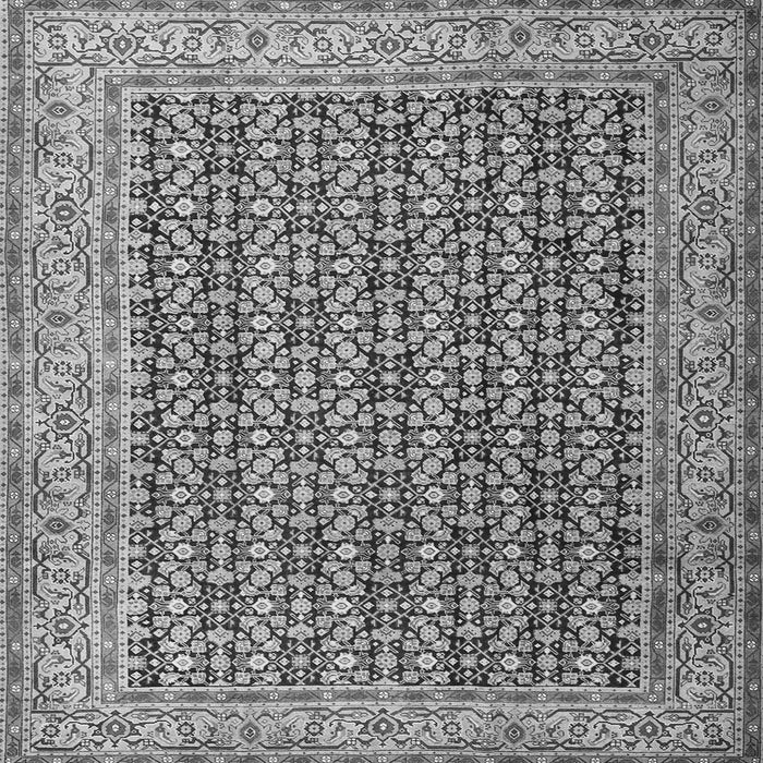 Serging Thickness of Persian Gray Traditional Rug, tr1225gry