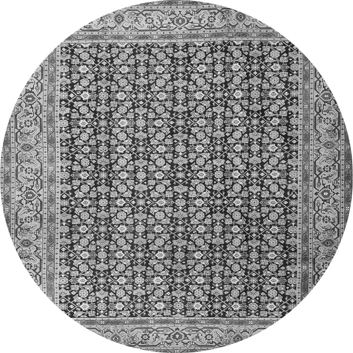 Square Persian Gray Traditional Rug, tr1225gry