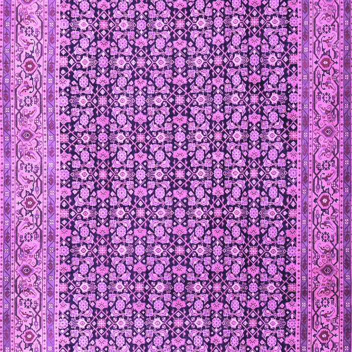 Machine Washable Persian Purple Traditional Area Rugs, wshtr1225pur