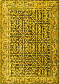 Persian Yellow Traditional Rug, tr1225yw