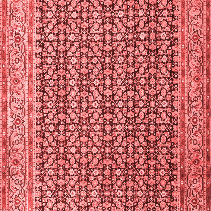 Machine Washable Persian Red Traditional Rug, wshtr1225red