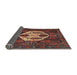 Sideview of Traditional Brown Medallion Rug, tr1226