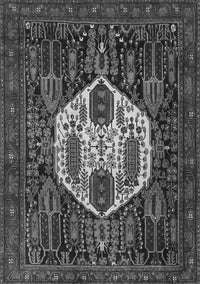 Medallion Gray Traditional Rug, tr1226gry