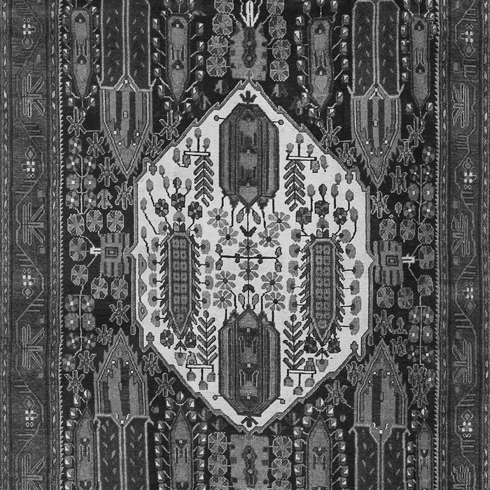 Medallion Gray Traditional Rug, tr1226gry