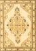 Medallion Brown Traditional Rug, tr1227brn