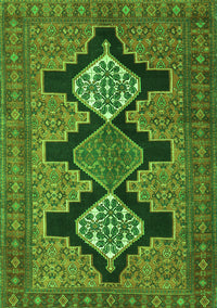 Persian Green Traditional Rug, tr1228grn