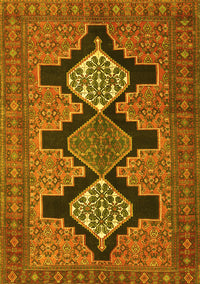 Persian Yellow Traditional Rug, tr1228yw