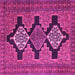 Square Persian Pink Traditional Rug, tr1228pnk